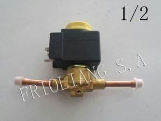 Valvula 1/2" SOLENOIDE CON COIL 220v