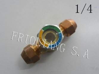 Indicador de liquido 1/4 F con tuerca