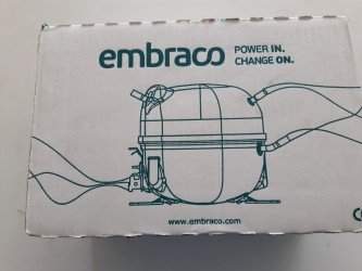 Comp. EMBRACO EME 60HER 1/6HP 115V R-134