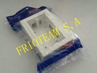 CAJA PLASICO MOLDULA BLANCA 2X4