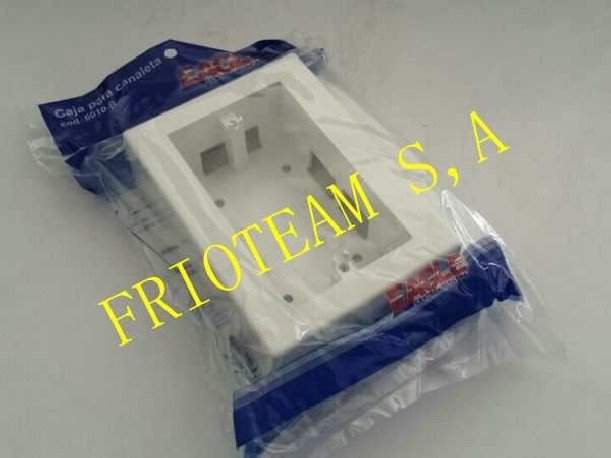CAJA PLASICO MOLDULA BLANCA 2X4