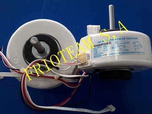 Motor blower split eje larga