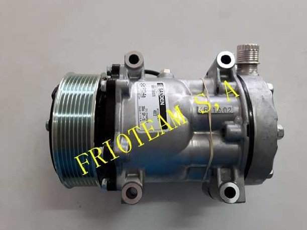 COMPPRESOR SANDEN 7H15 12V 8PK Pasante TOMA 4/5