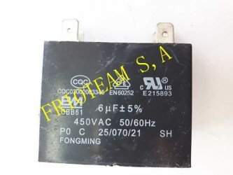 Capasitador 6 MFDx450V