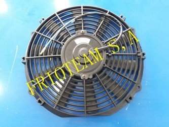 Abanico Plastico 10" 12v Aspa Recta