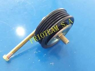 Polea tenso 4pk 76MM eje 12mm