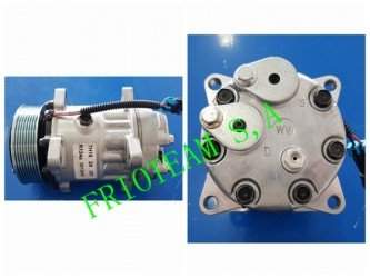 Compresor 7h15 12v 8pk toma plastado separado pala mula