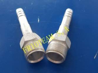 Fittin recto M 22mm OR No8 13/32 R-134