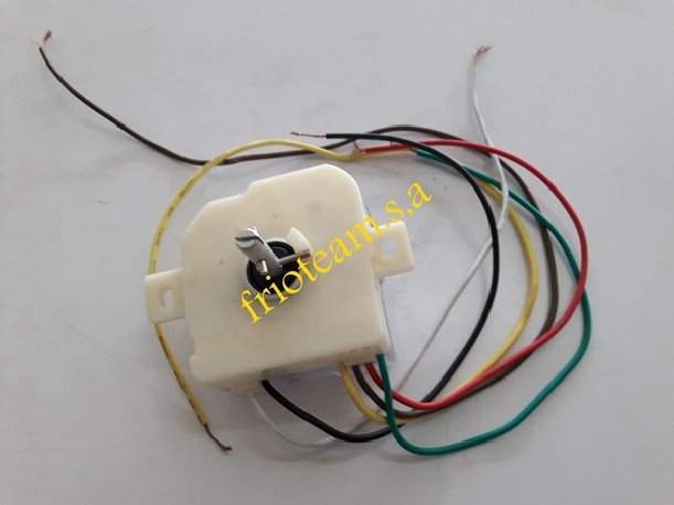 Reloj Timer Cuadrado Blanco 6 Cables