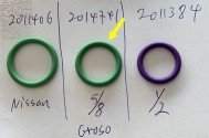 Sello O-ring R134 5/8" Groso