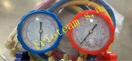 Manometro R134A- R410- R22 con Manguera R410