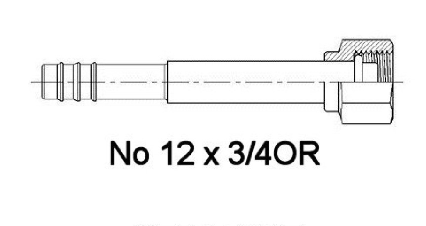 FITTIN H OR No12 - 5/8