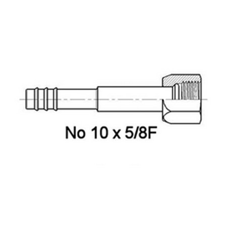 FITTIN H No10 1/2 FLARE