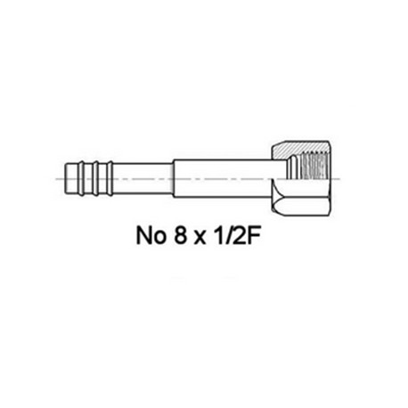 FITTIN H No8 13/32 FLARE