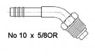 FITTIN Codo M 3/4 OR 45 No10 Insert No10