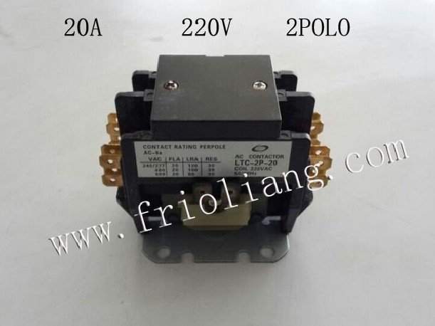 CONTACTOR 20A 2P 220V
