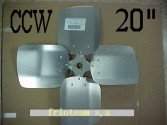 Aspa 20" 4 hojas CCW