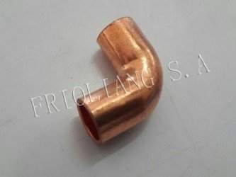 Codo de Cobre 1/4x90gr liso