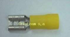 Terminal AMARILLO HEMBRA 6.3 MARCA WURTH
