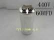 Capasitador 60MFDx440v Redondo